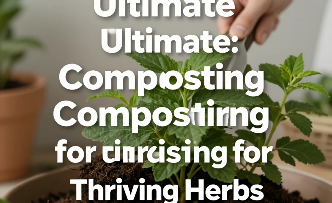 Ultimate Guide: Composting for Thriving Herbs