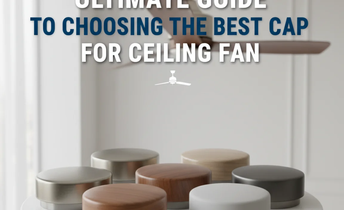 Ultimate Guide To Choosing The Best Cap For Ceiling Fan
