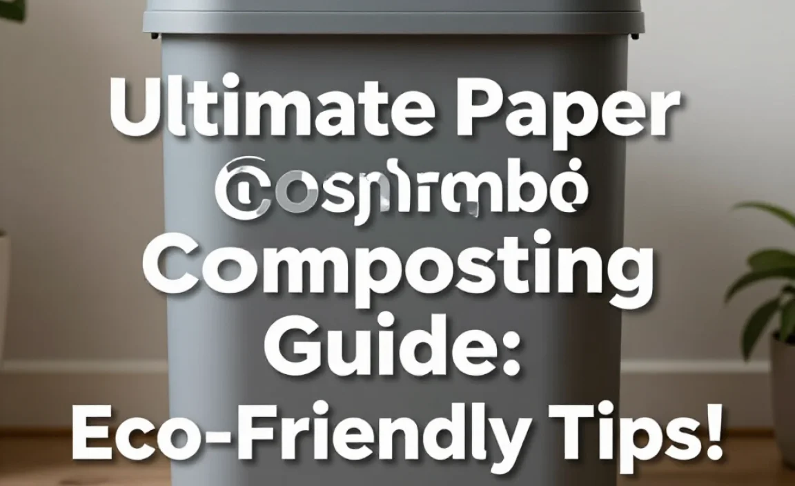 Ultimate Paper Composting Guide: Eco-Friendly Tips!