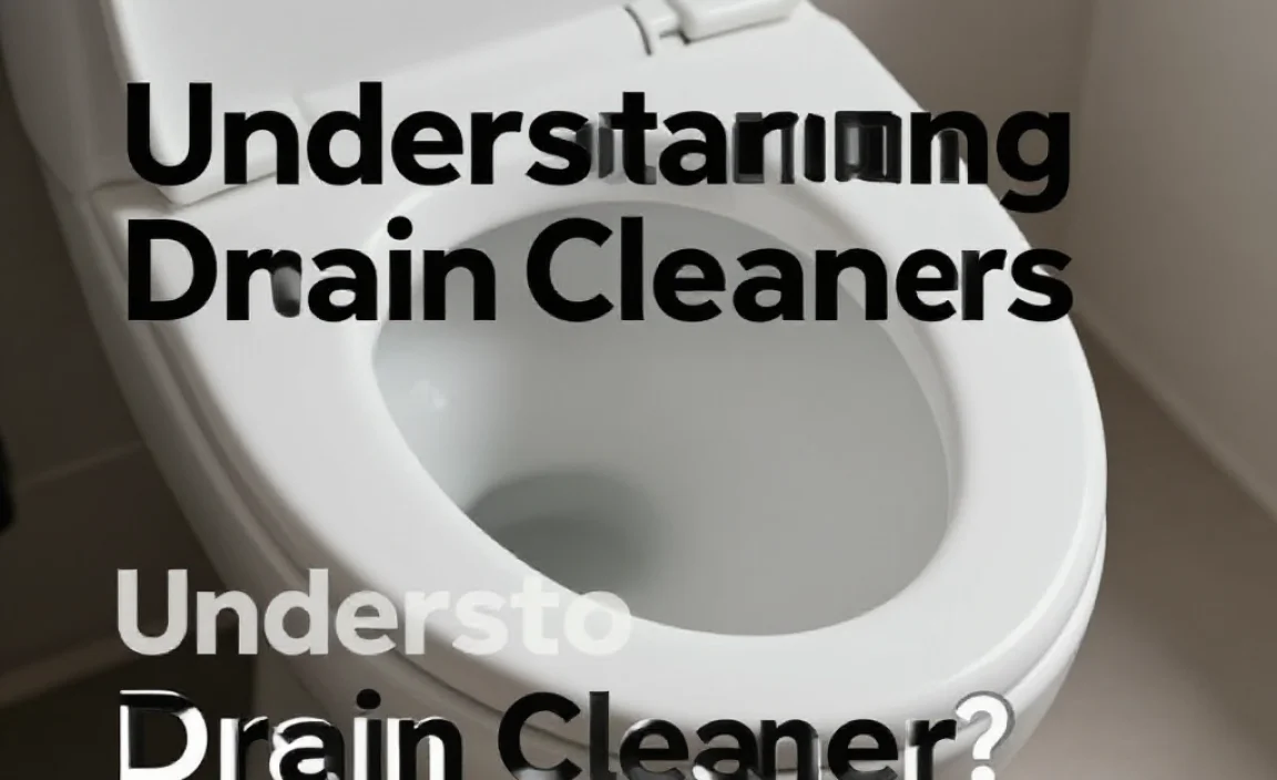 Understanding Drain Cleaners