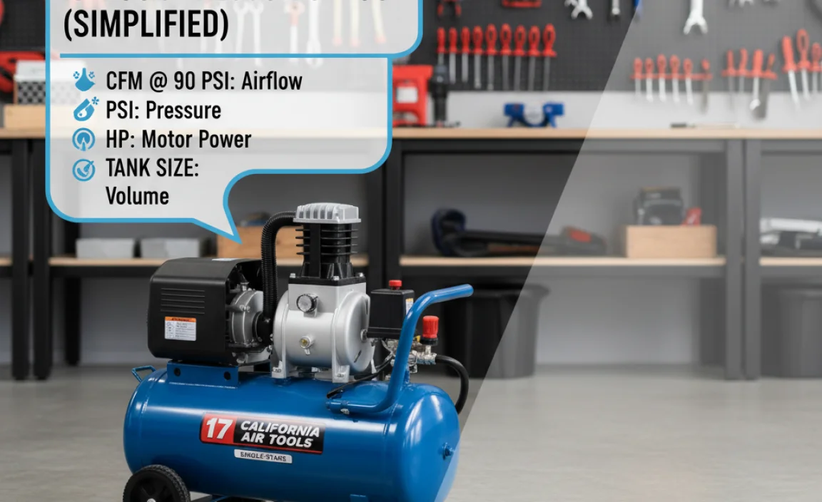 Understanding Key Air Compressor Specs (Simplified!)