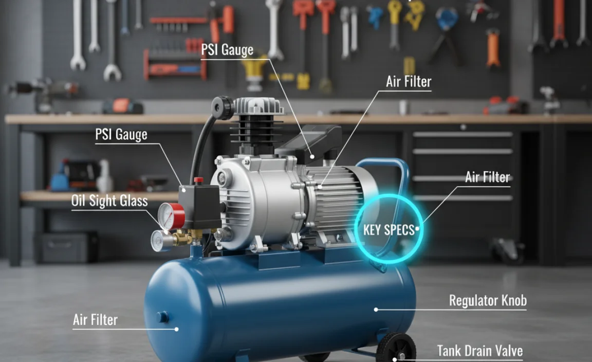 Understanding Key Specs: What to Look For in an 8-Gallon Compressor