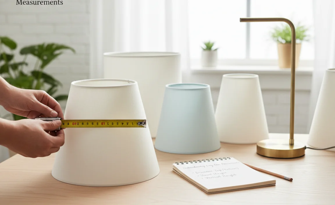 Understanding Lamp Shade Measurements