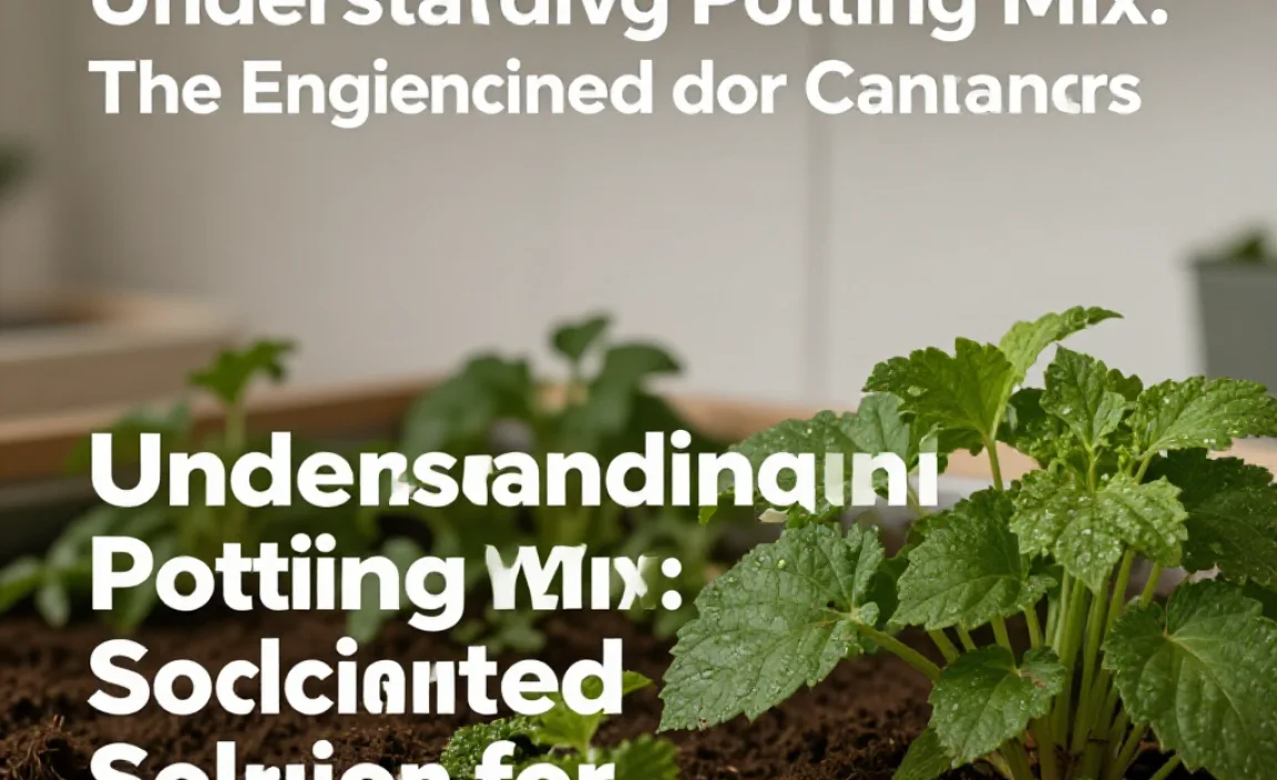 Understanding Potting Mix: The Engineered Solution for Containers