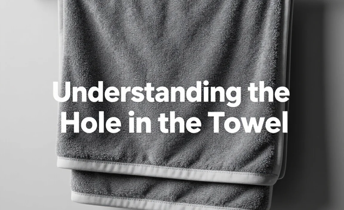 Understanding the Hole in the Towel