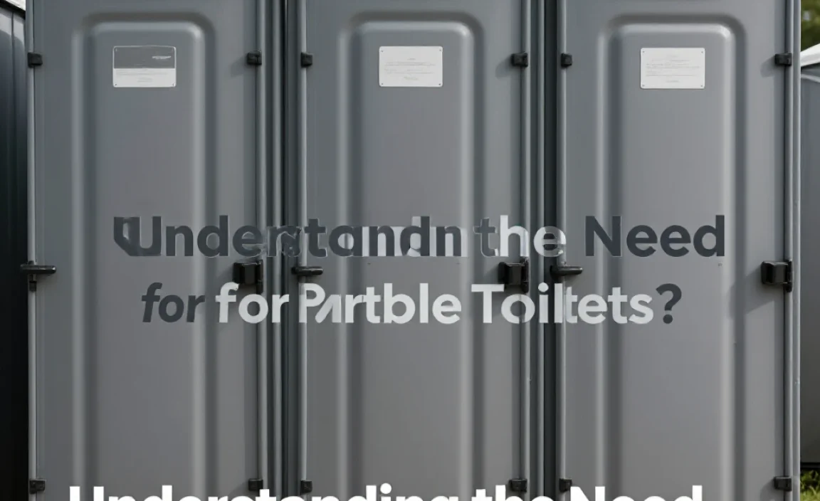 Understanding the Need for Portable Toilets