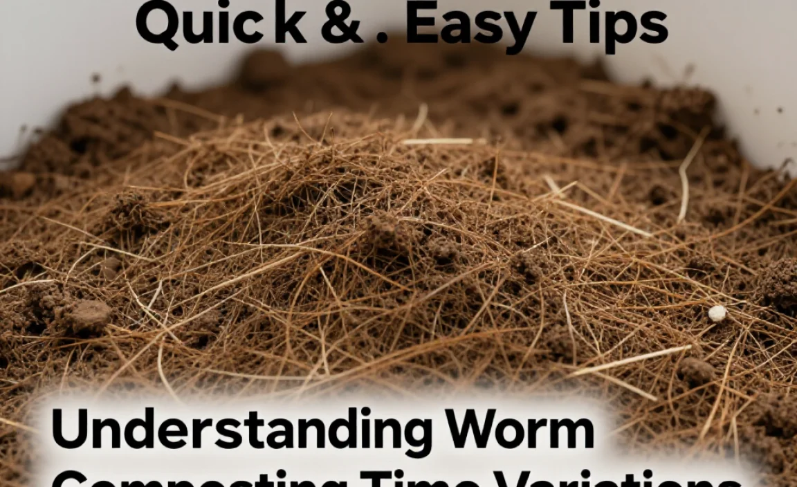 Understanding Worm Composting Time Variations