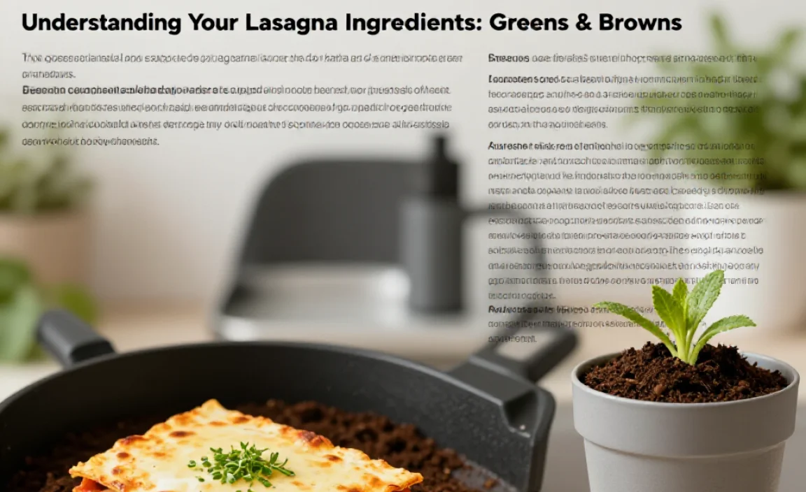 Understanding Your Lasagna Ingredients: Greens & Browns