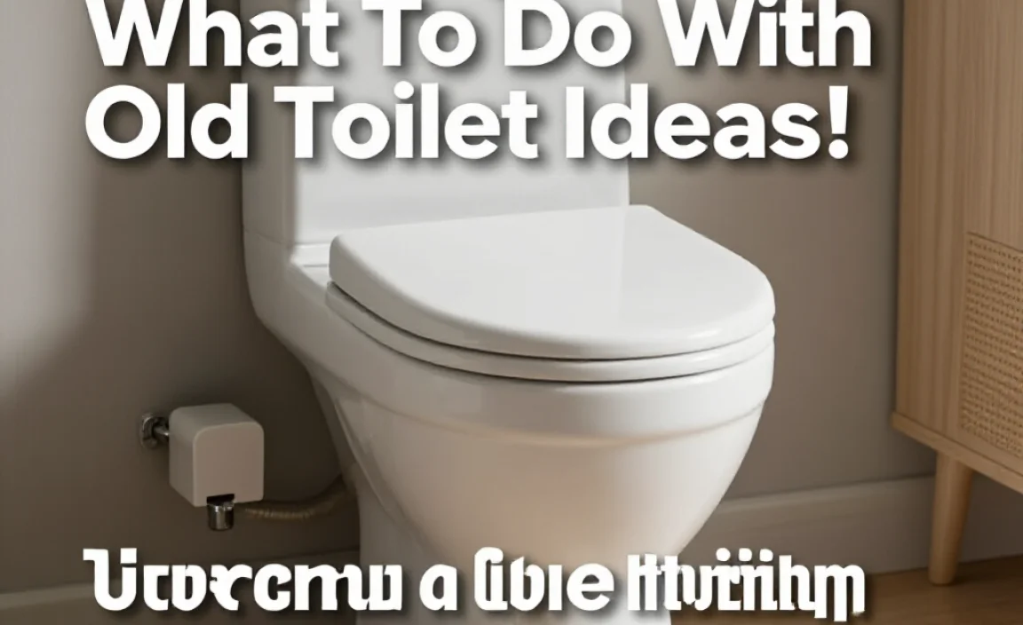 Upcycling Ideas: Turning a Toilet into Useful Items