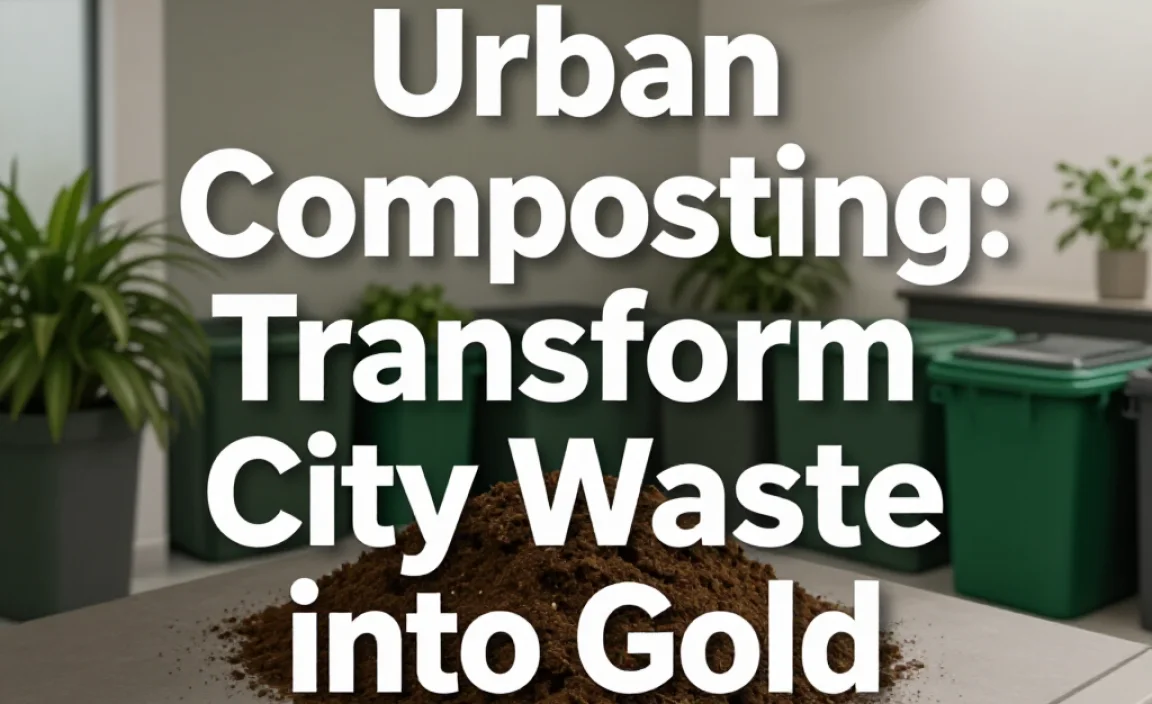 Urban Composting: Transform City Waste into Gold