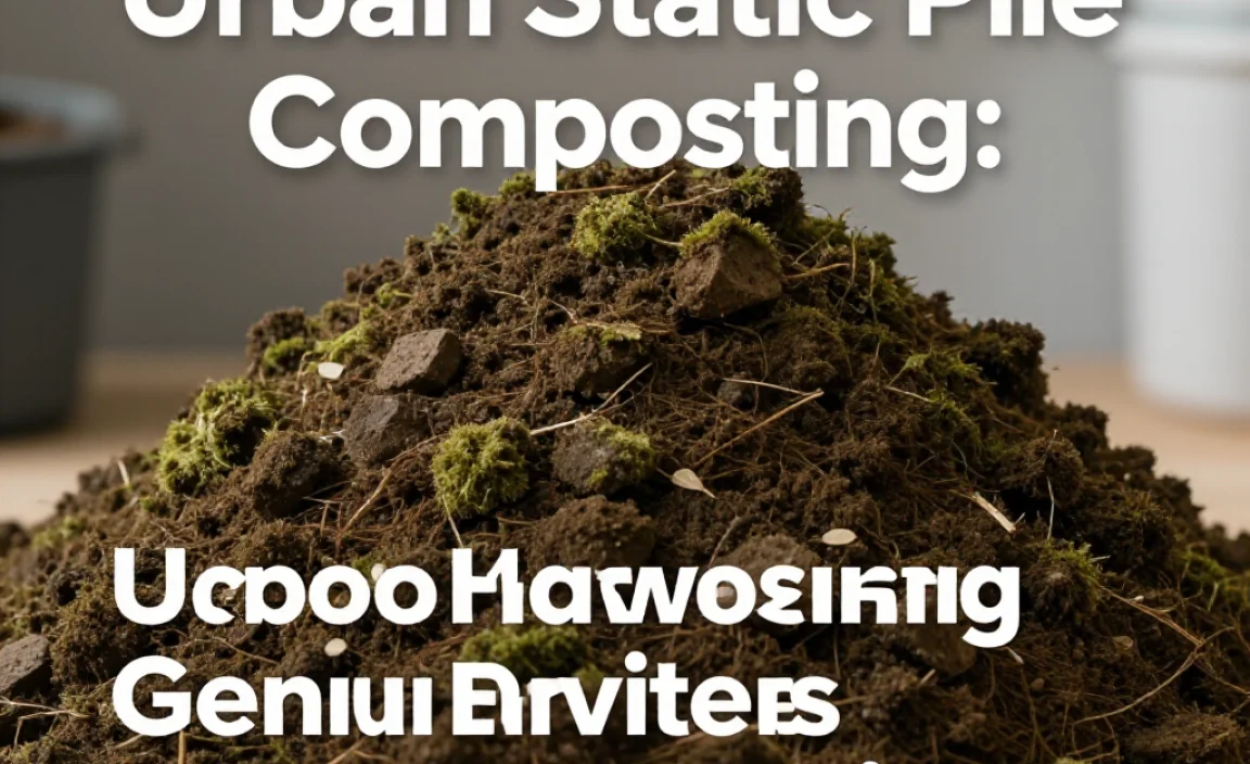 Urban Static Pile Composting: Genius Effortless Guide