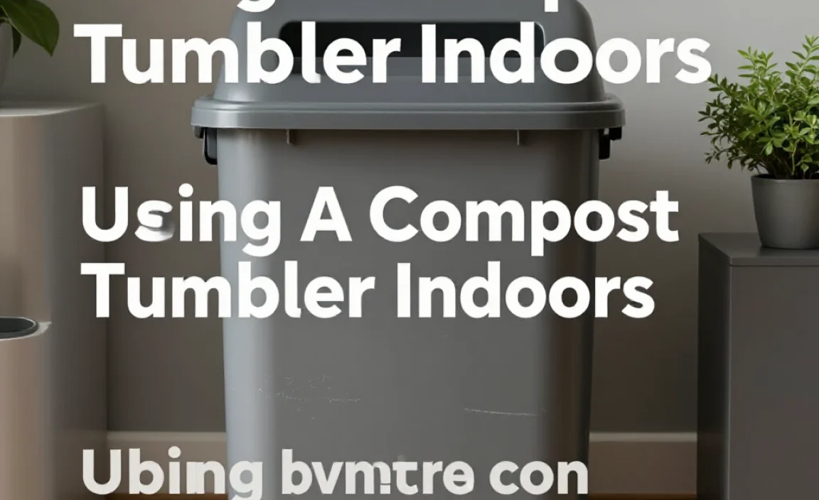 Using A Compost Tumbler Indoors