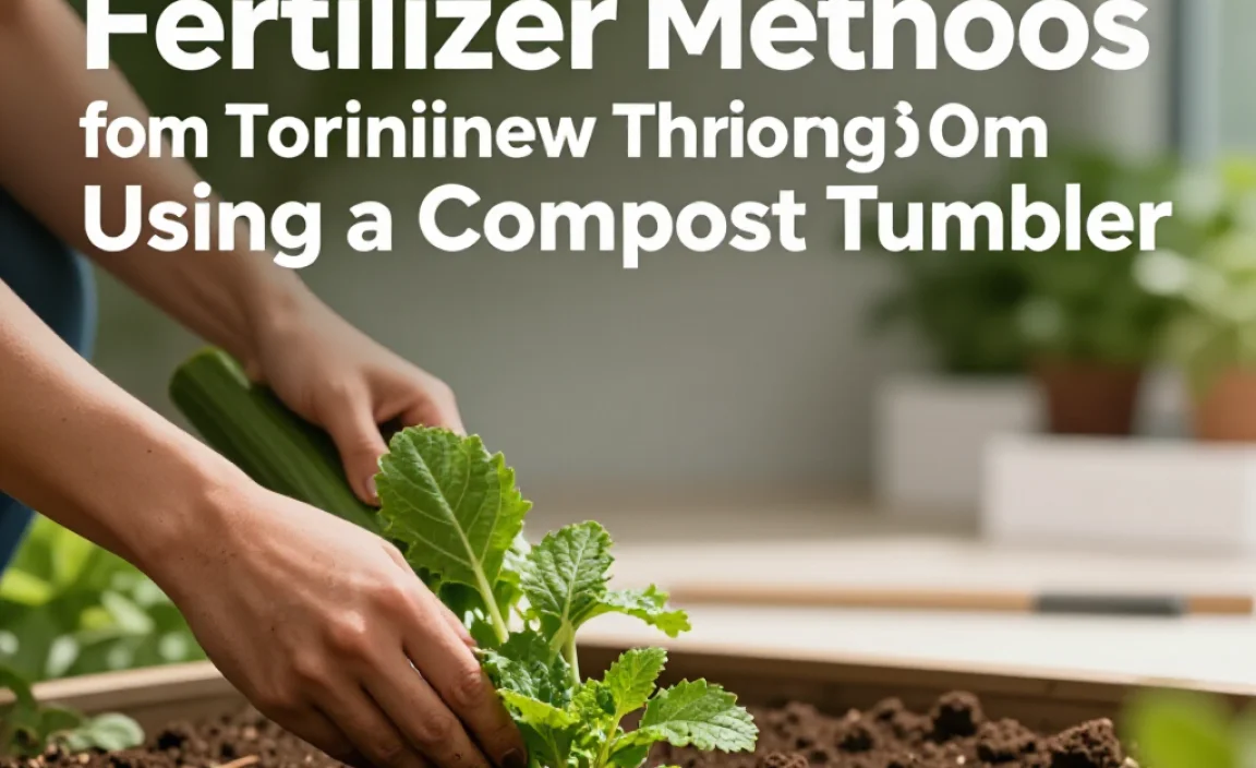 Using a Compost Tumbler