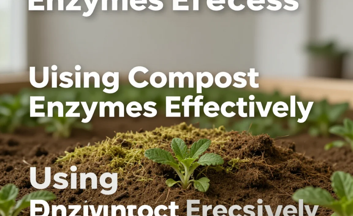 Using Compost Enzymes Effectively