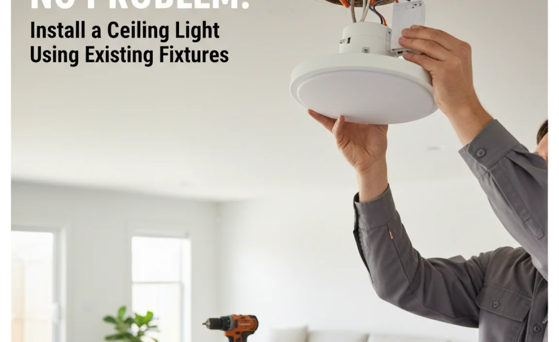 Using Existing Electrical Fixtures