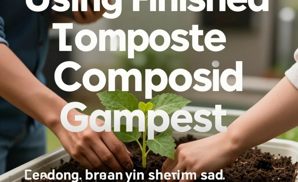 Using Finished Compost in the Garden