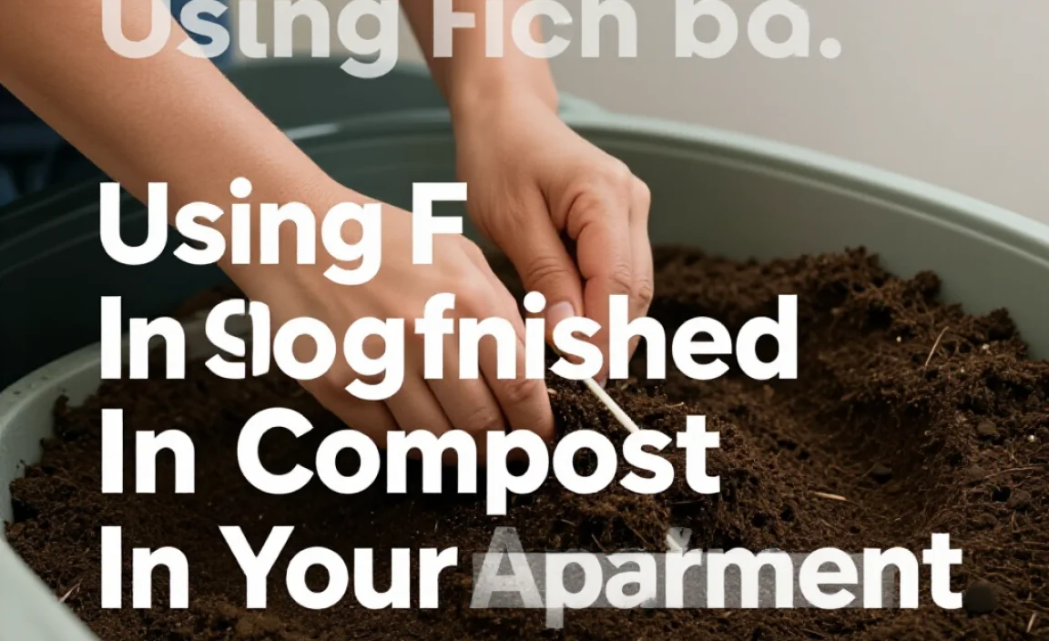 Using Finished Compost In Your Apartment