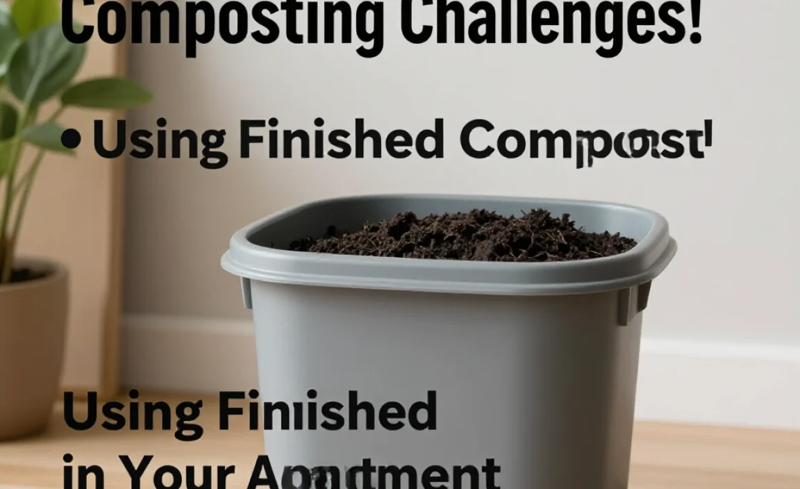 Using Finished Compost in Your Apartment