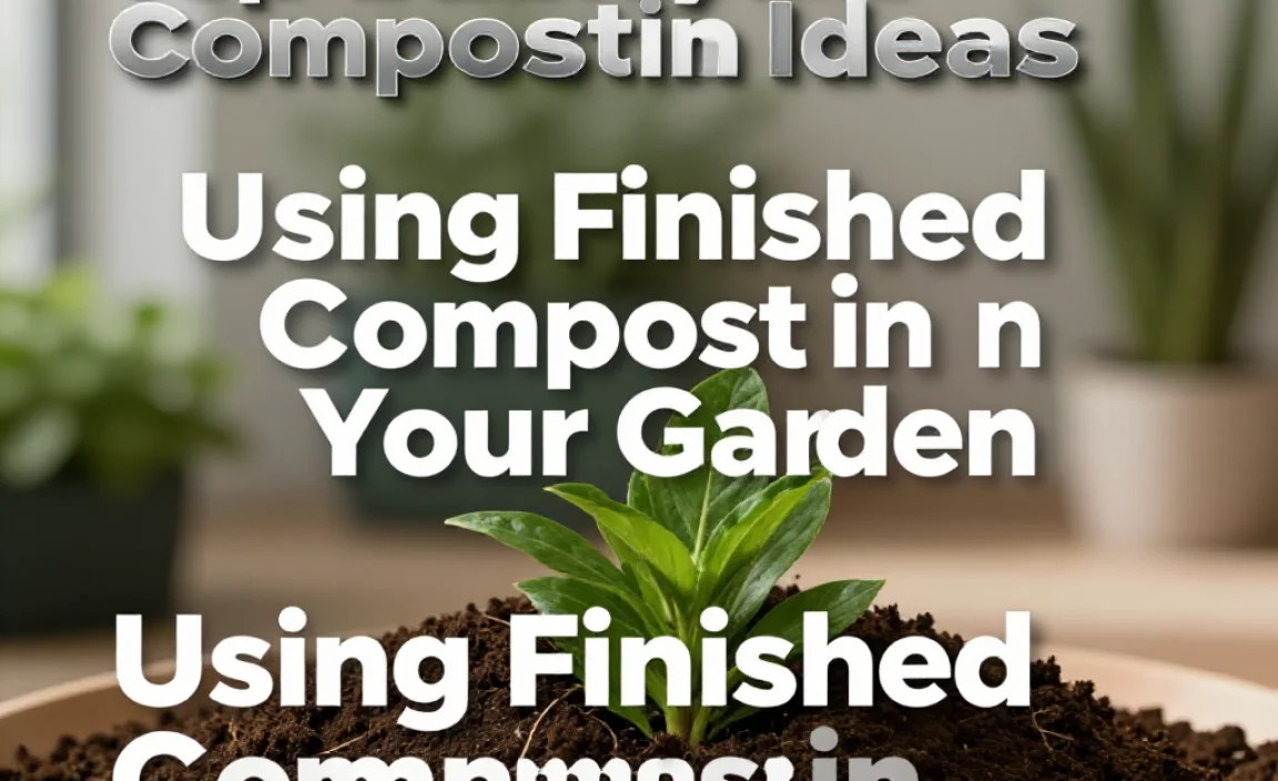 Using Finished Compost in Your Garden
