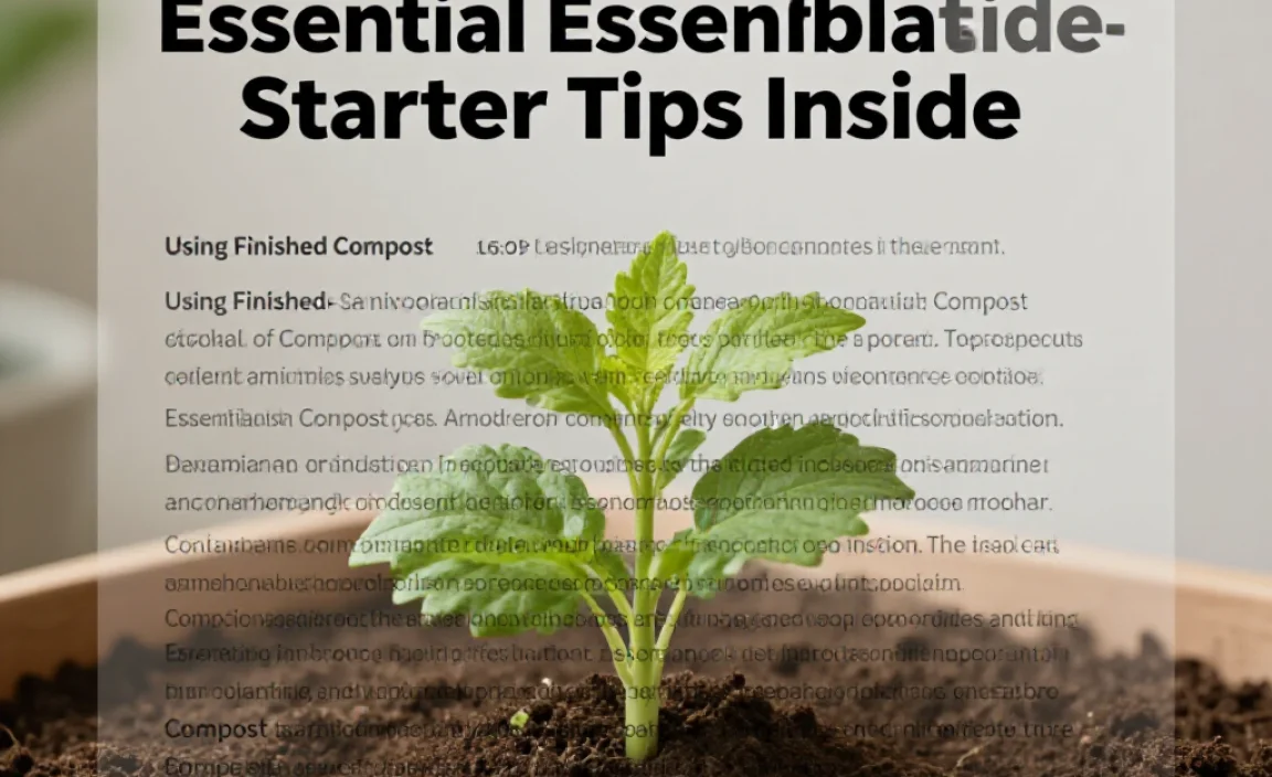 Using Finished Compost