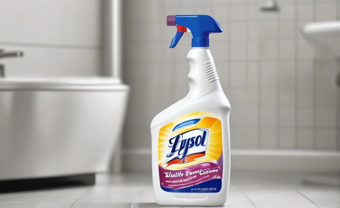 Using Lysol Toilet Bowl Cleaner Responsibly