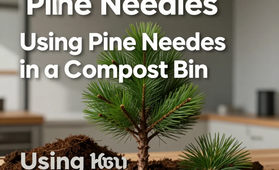 Using Pine Needles in a Compost Bin