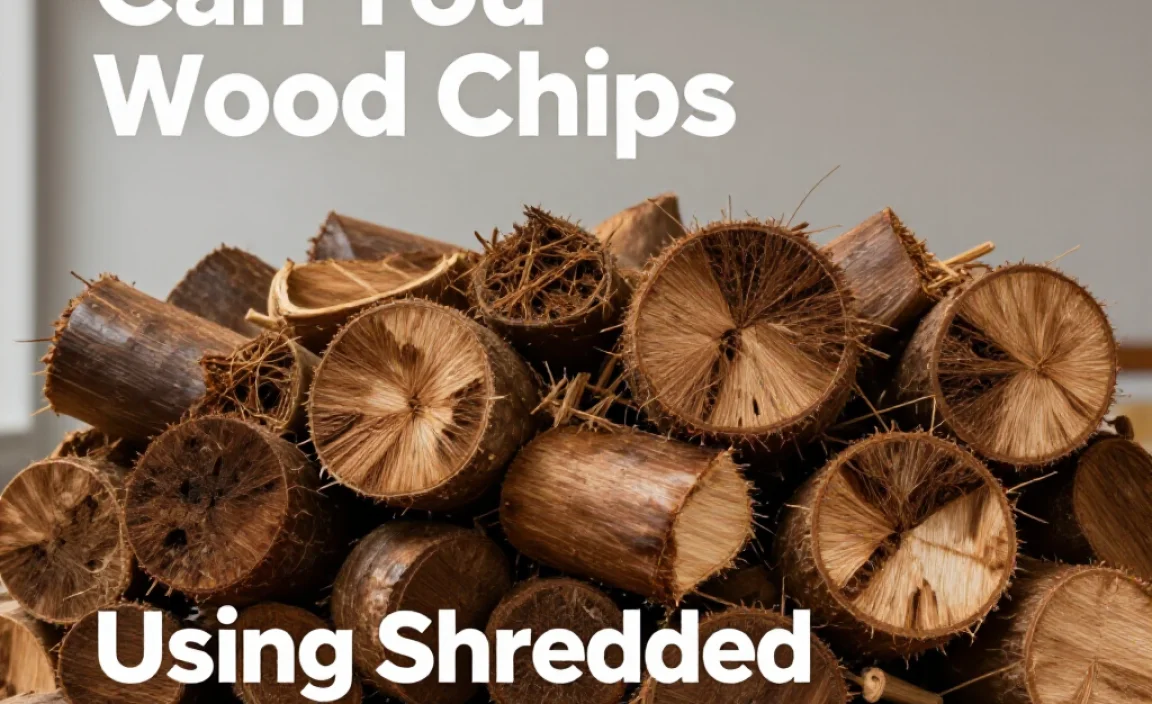 Using Shredded Wood Chips