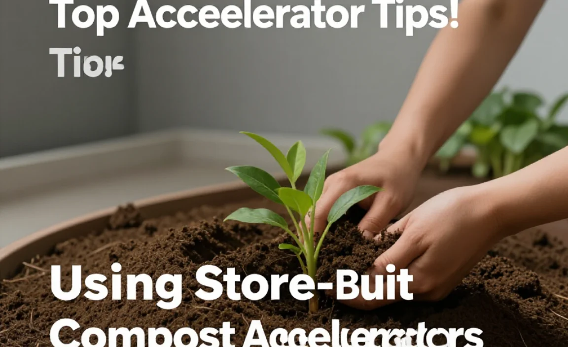 Using Store-Bought Compost Accelerators