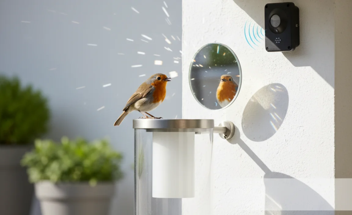 Using Visual and Audio Scare Tactics