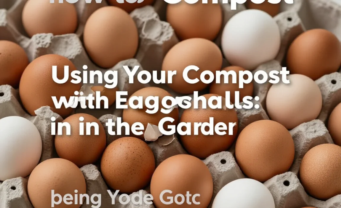 Using Your Compost with Eggshells in the Garden
