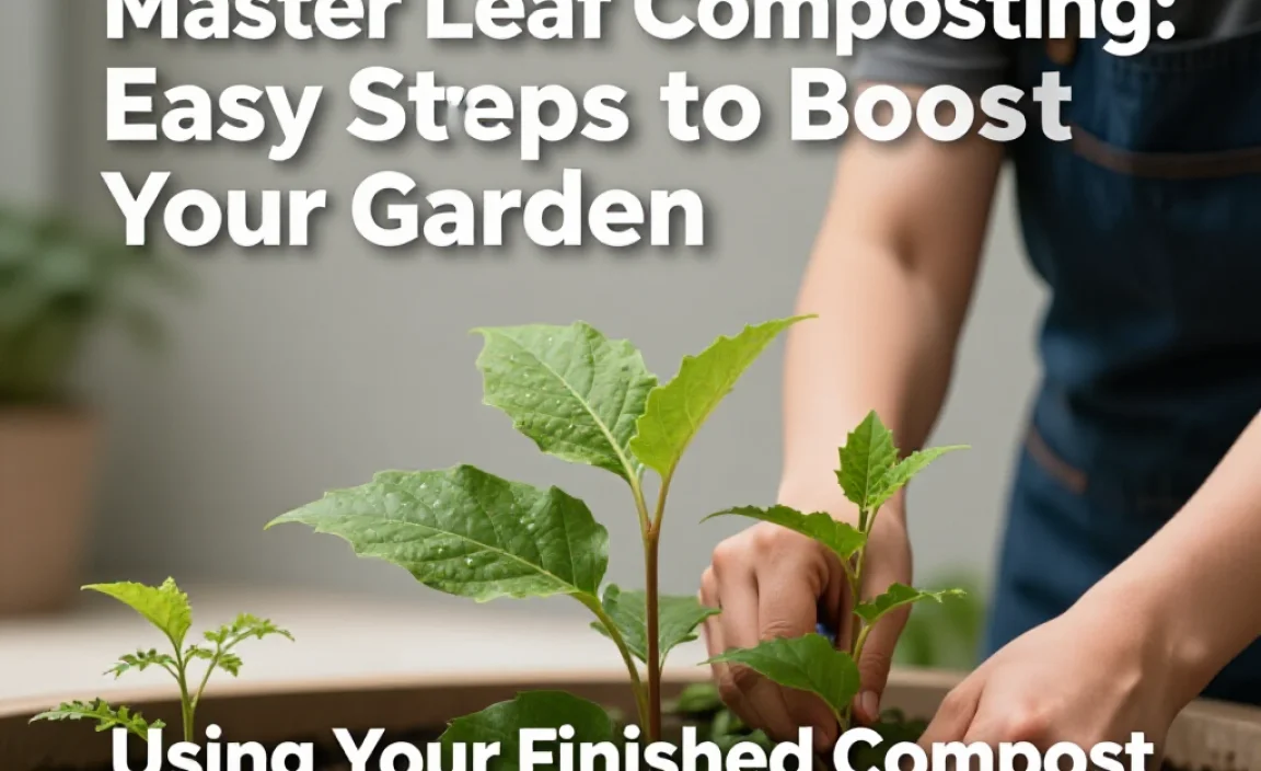 Using Your Finished Compost