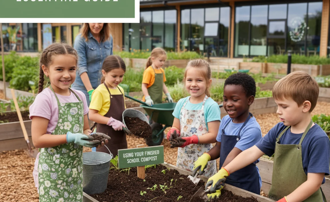 Using Your Finished School Compost