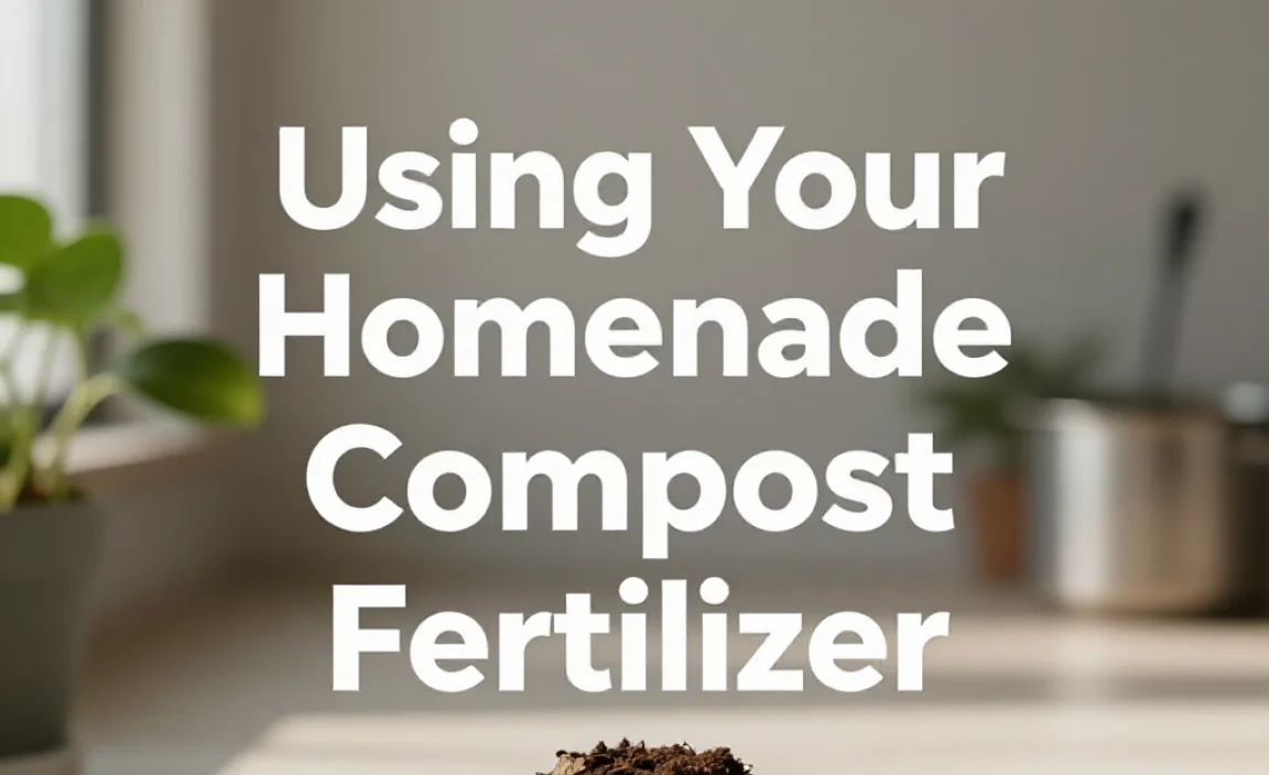Using Your Homemade Compost Fertilizer