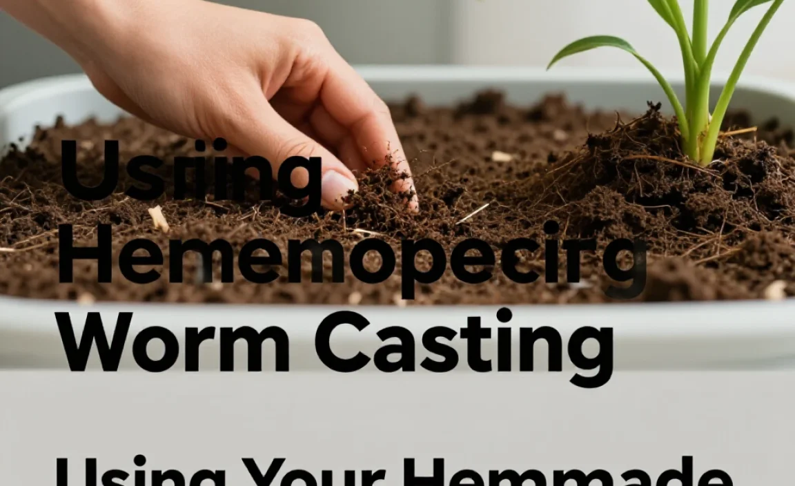 Using Your Homemade Worm Castings