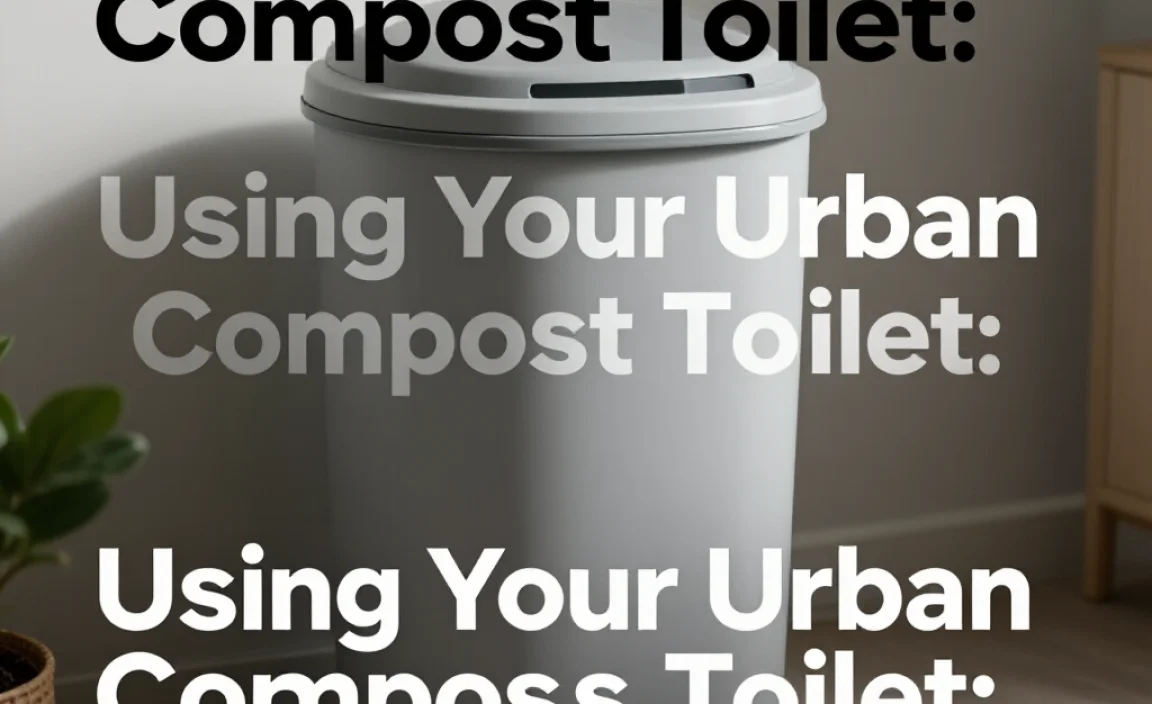 Using Your Urban Compost Toilet: The Daily Routine