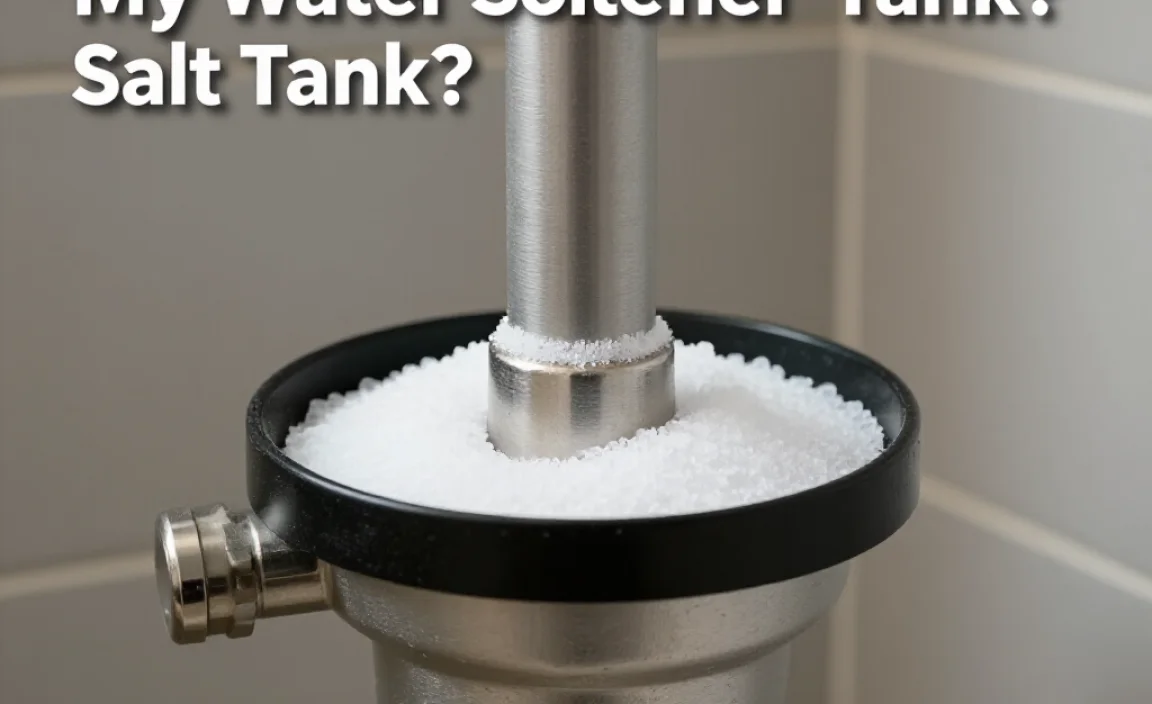 Water Levels in the Salt Tank