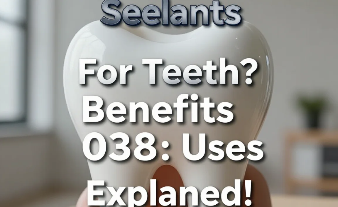 What Are Sealants For Teeth? Benefits & Uses Explained!