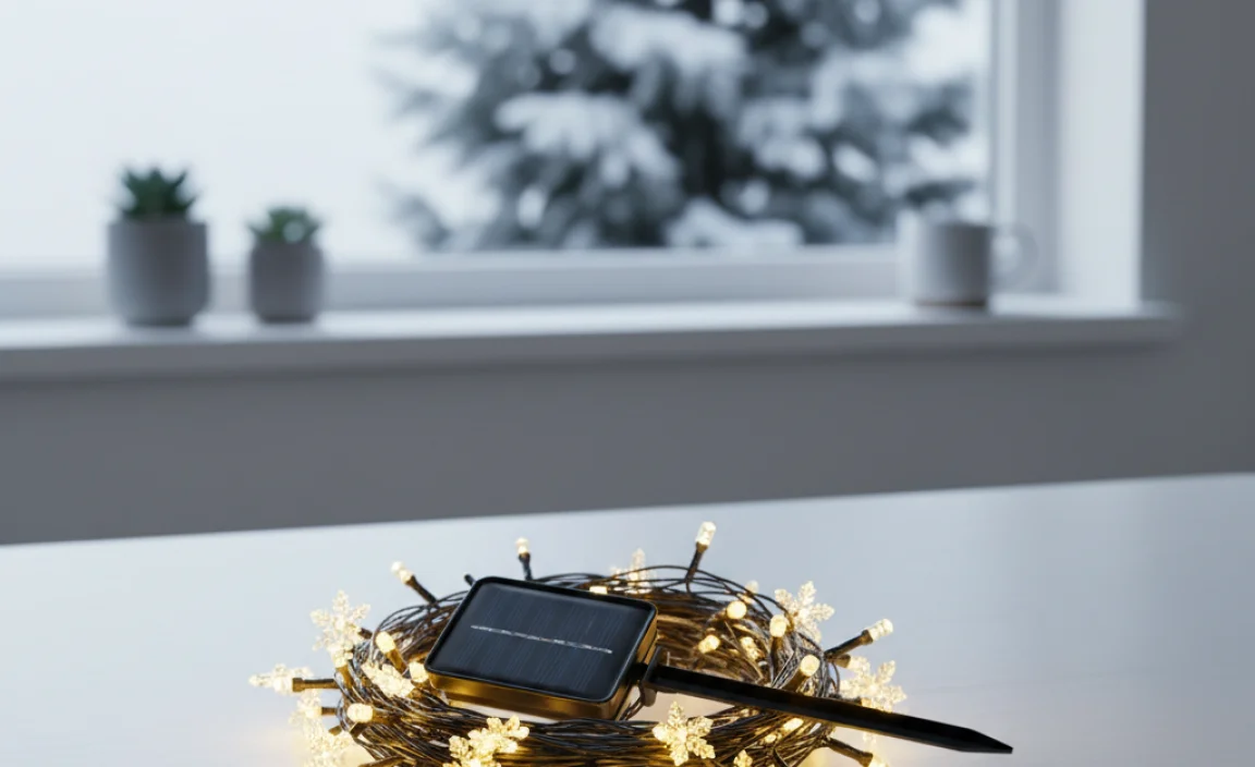 What Are Solar Christmas Lights?