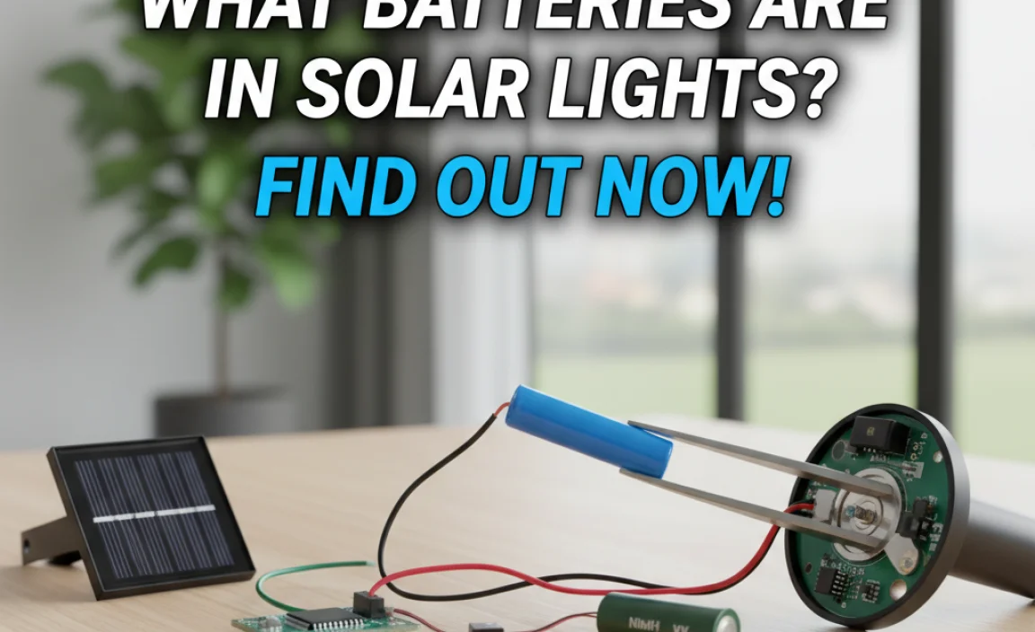 What Batteries Are In Solar Lights? Find Out Now!