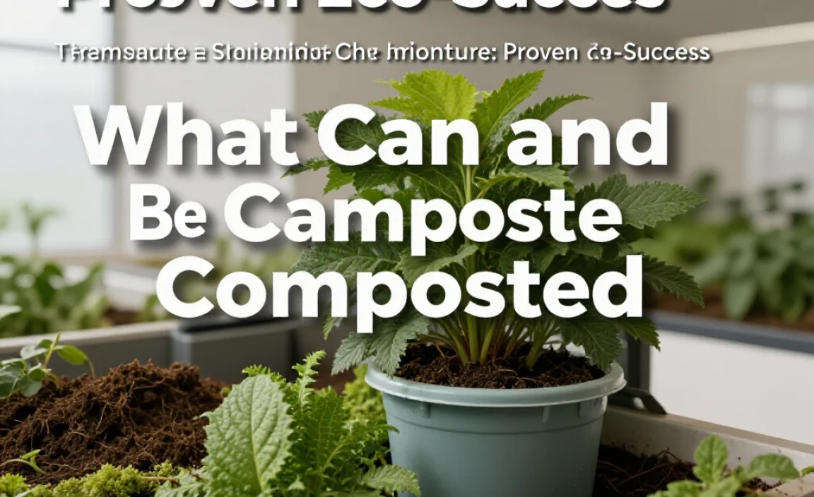 What Can and Cannot Be Composted