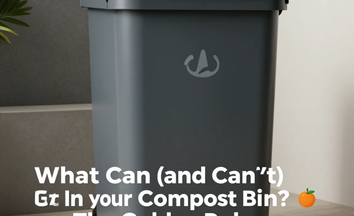 What Can (and Can&rsquo;t) Go In Your Compost Bin? The Golden Rules