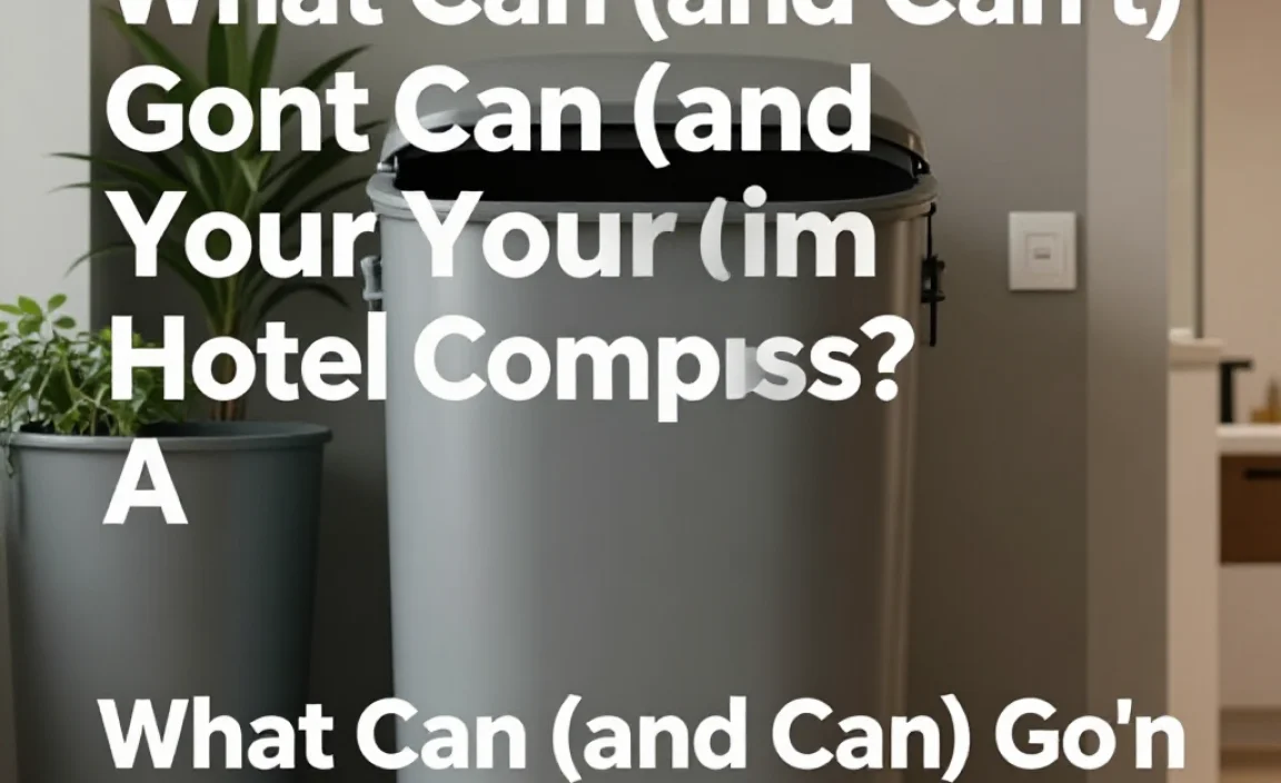 What Can (and Can&rsquo;t) Go in Your Hotel Compost? A Quick Guide