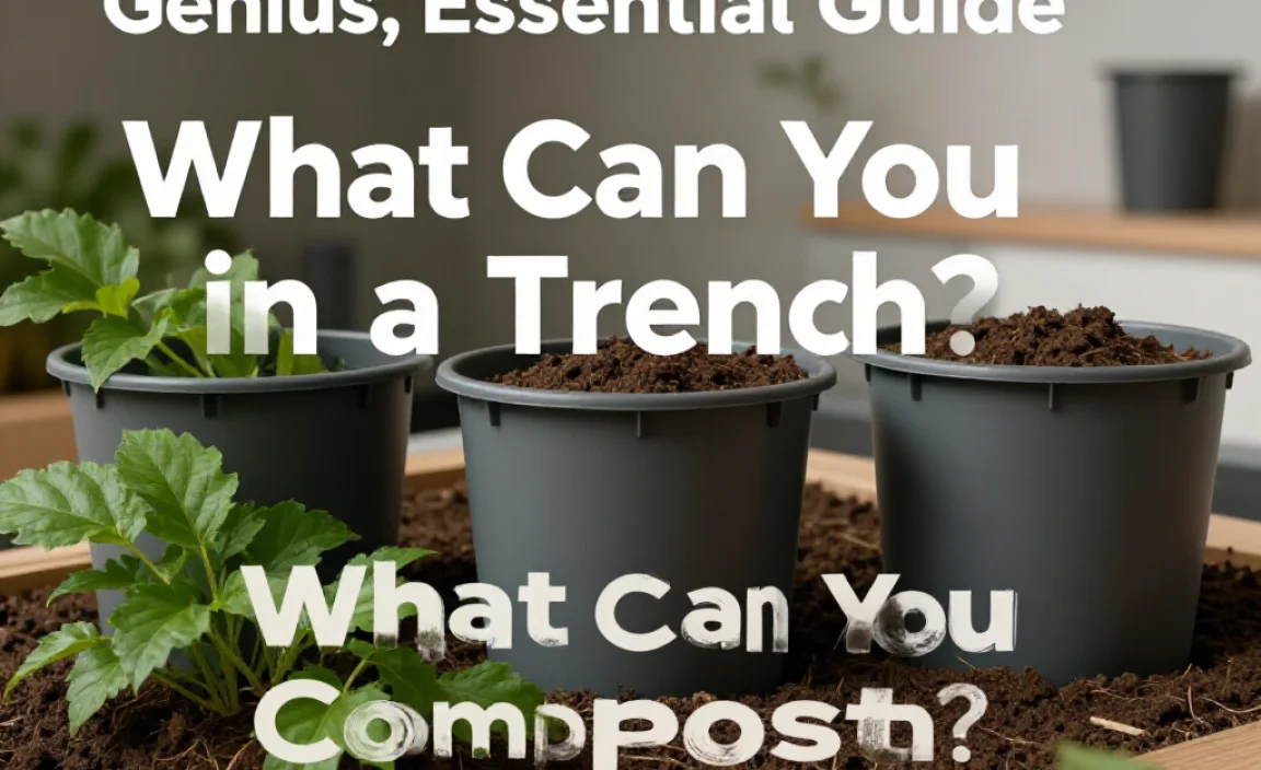 What Can You Compost in a Trench?