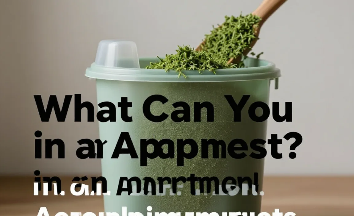What Can You Compost in an Apartment?
