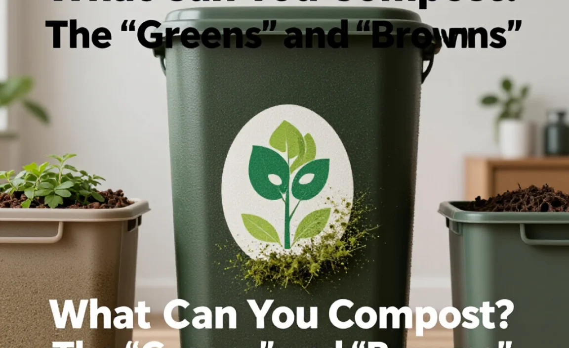 What Can You Compost? The &ldquo;Greens&rdquo; and &ldquo;Browns&rdquo;