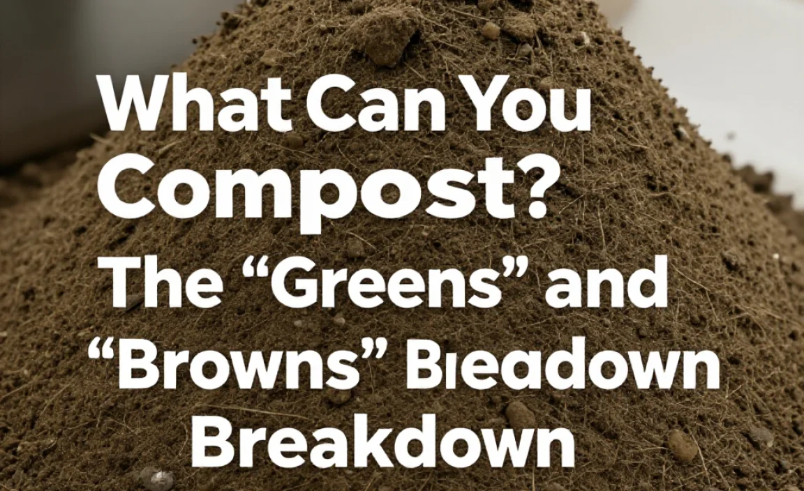 What Can You Compost? The &ldquo;Greens&rdquo; and &ldquo;Browns&rdquo; Breakdown