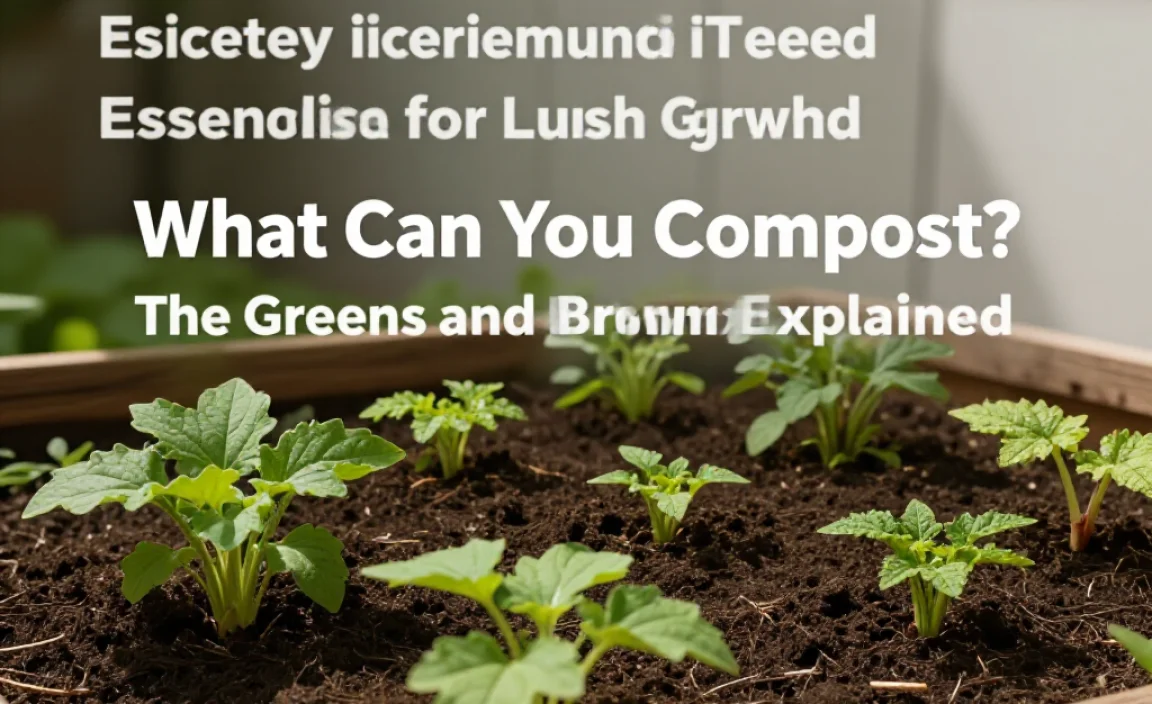 What Can You Compost? The Greens and Browns Explained
