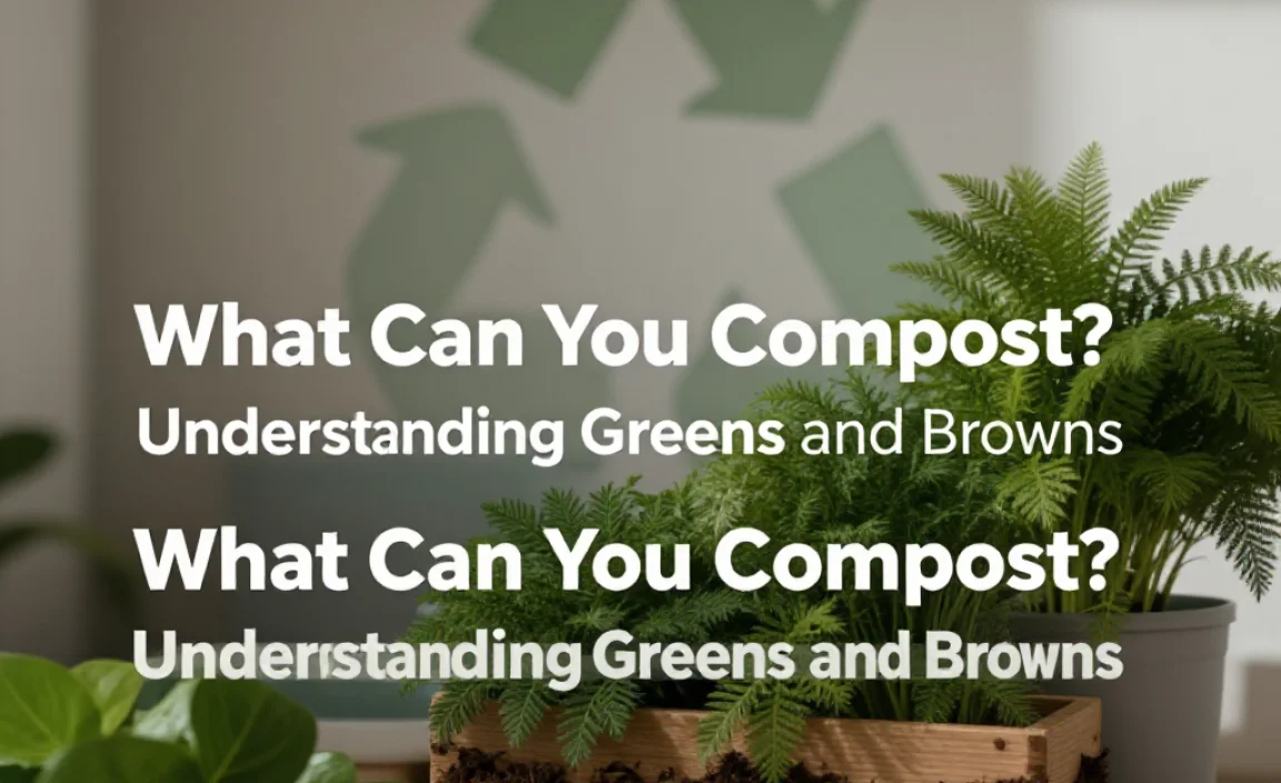 What Can You Compost? Understanding Greens and Browns