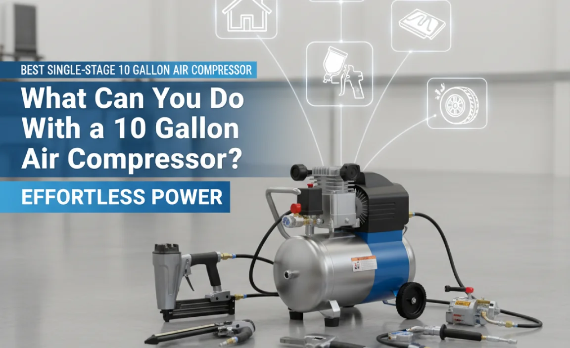 What Can You Do With a 10 Gallon Air Compressor?