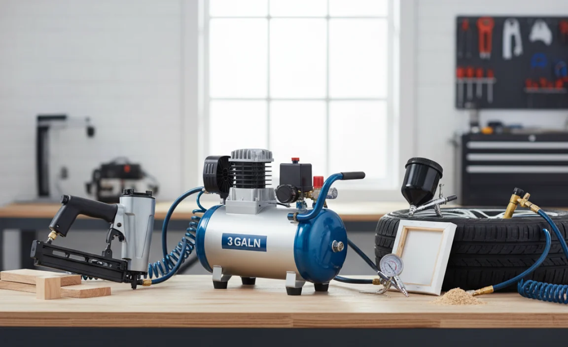 What Can You Do with a Quiet 3 Gallon Air Compressor?